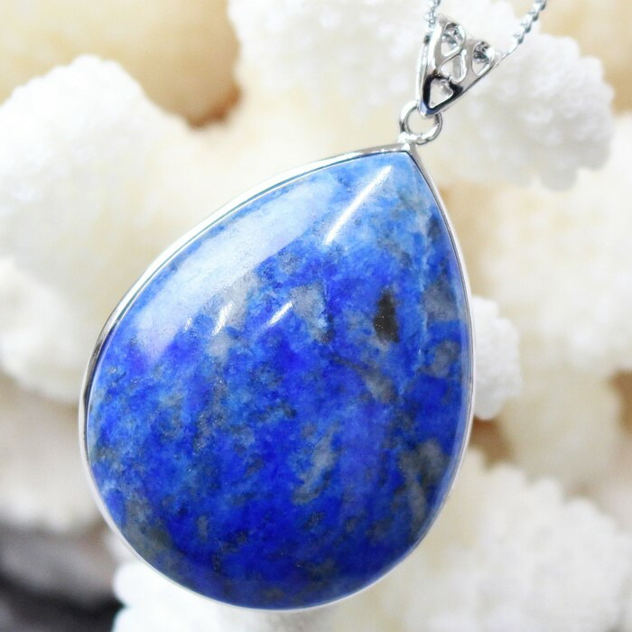 楽天市場】【大粒 天然石】ラピスラズリ ペンダント｜ラピス 瑠璃