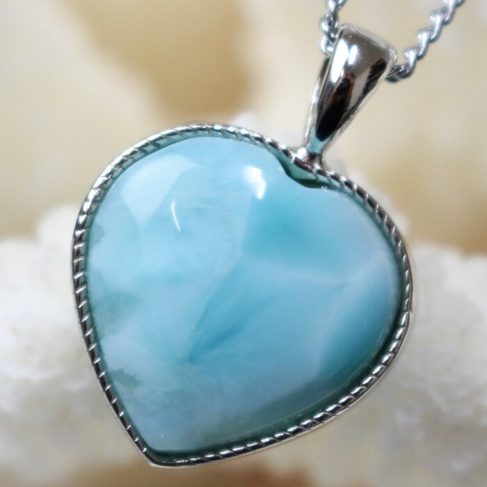 ラリマー ペンダント Pectolite ペクトライト Larimar 曹灰針石 ネックレス ぺんだんと Necklace ペンダントトップ Pendant メンズ レディース 一点物 パワーストーン 注目のブランド