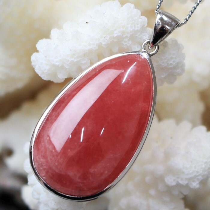 予約販売品 大粒 天然石 インカローズ ペンダント Rhodochrosite ロードクロサイト インカローズ ネックレス Pendant ペンダントヘッド Necklace パワーストーン ネックレス 天然石 海外直輸入価格 インカローズ 驚きの安さ Csckerala Com