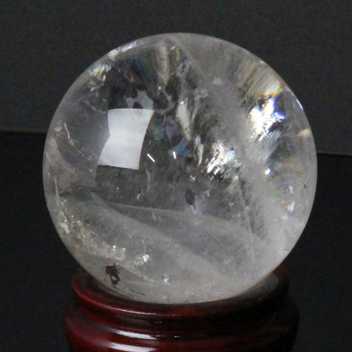 【一級品の輝き 厳選一点物 大玉 62mm玉】天然 水晶玉｜ロッククリスタル Crystal Quartz 石英 クリスタル クォーツ 水晶 原石 透明 丸玉 Crystal ball 球体 地鎮祭 置物 台座 占い 天然 お守り 水晶球｜メンズ レディース 一点物アイテム 天然石 天然｜パワーストーン 天然石 LuLu House