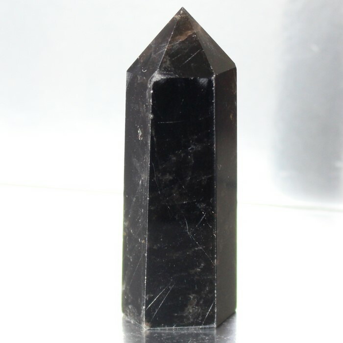 モリオン六角柱 パワーストーン 原石 鑑賞石 天然石 自然石 モリオン