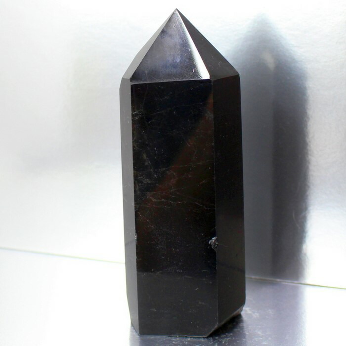 モリオンポイント台座つき☆邪気祓い モリオン ポイント 】 黒水晶 quartz 天然石 万能石 浄化 開運