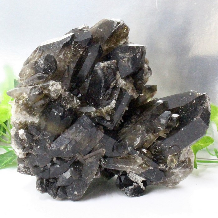 【レア 1点物】モリオン クラスター 黒水晶 Morion モリオン 原石 クラスター Cluster 魔除け インテリア 邪気払い 浄化 石 置物 モリオンクラスター パワーストーン モリオン 人気 おすすめ 天然石 海外直輸入価格 モリオン｜パワーストーン 天然石 LuLu House
