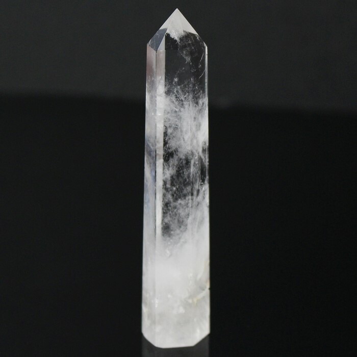 楽天市場】天然石 水晶ポイント ファントム水晶 龍脈水晶 高さ約