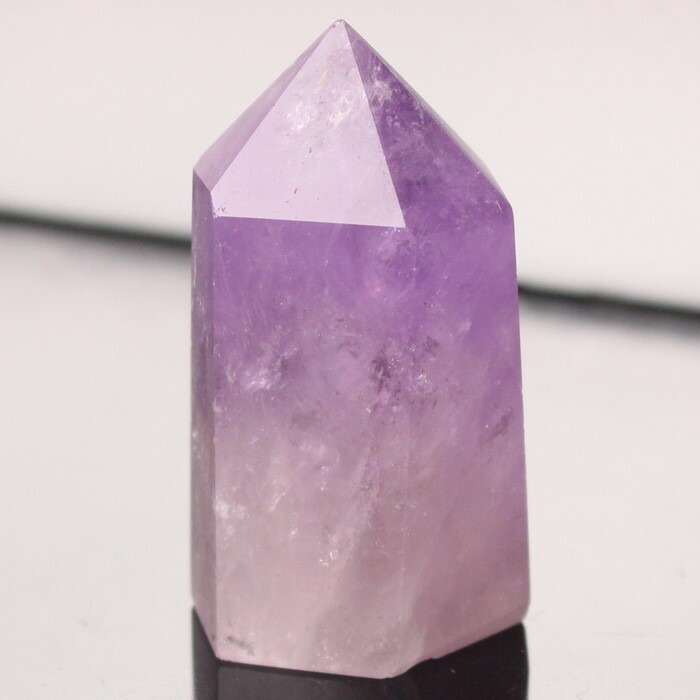 パワーストーン原石アメジスト他 パワーストーン 天然石 虹入りアメジスト 原石[T436-2850]