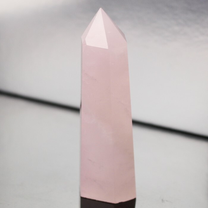 全店販売中 ローズクォーツ ポイント 紅水晶 ピンク Rose Quartz 原石 鉱物 柱 インテリア 置物