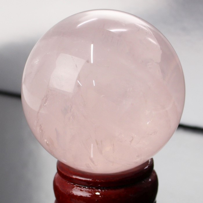 【楽天市場】【71mm】ローズクォーツ 丸玉 ピンク 紅水晶 Rose 