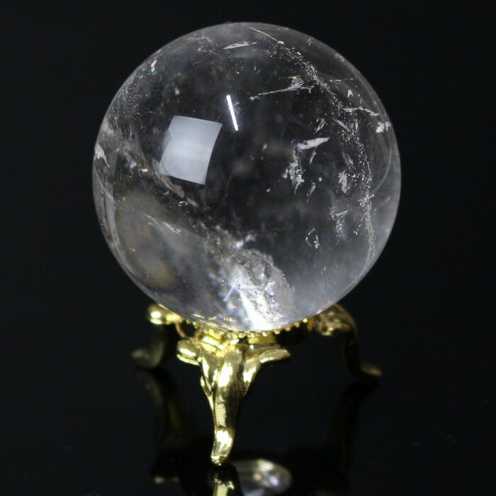 ✳️専用‼️ロッククリスタル 天然水晶 本水晶 無垢水晶 丸玉 天然石 原石 右巻き 水晶 ロッククリスタル 丸玉 約60ミリ 透明本水晶 丸玉 鑑別書