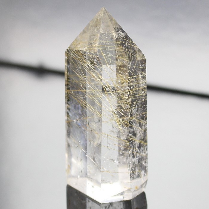 10周年記念イベントが ルチルクォーツ ポイント rutile quartz 金針