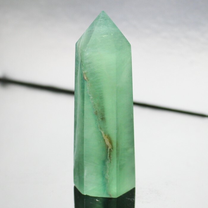 楽天市場】【一点物現物】フローライト ポイント グリーンフローライト