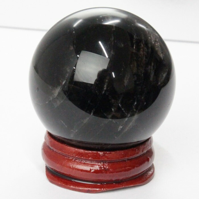 楽天市場】【60mm玉】モリオン 丸玉｜Morion 黒水晶 モリオン【球体