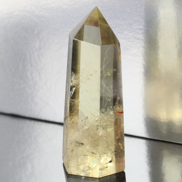 楽天市場】虹入り シトリン ダブルポイント 両剣黄水晶 □種類お任せ