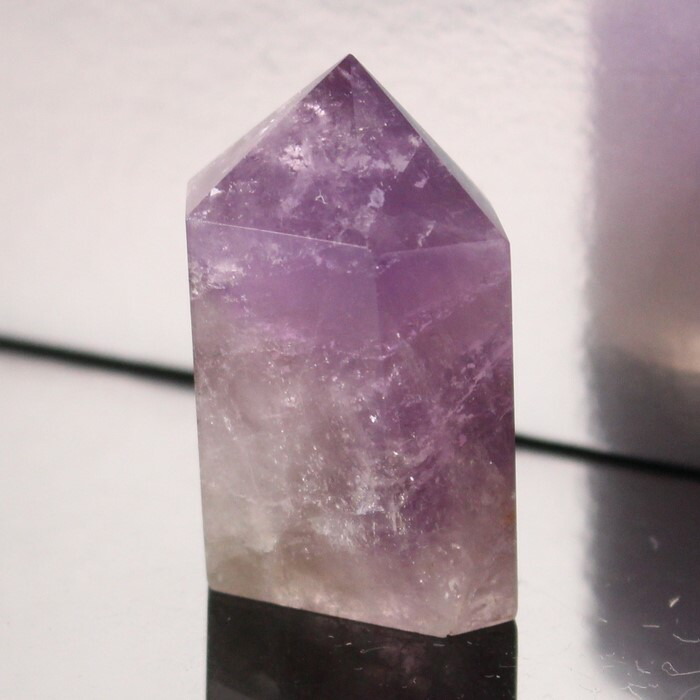 アメジスト ポリッシュポイント型 置物 アメジスト ポリッシュポイント型 置物