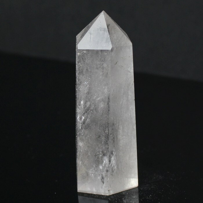 天然石水晶のポイント　ご購入前に在庫確認必要　置物D.72 天然石水晶のポイント ご購入前に在庫確認必要 置物D.72