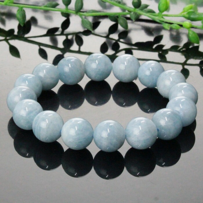 楽天市場】アクアマリン バングル Aquamarine 緑柱石 ミルキー