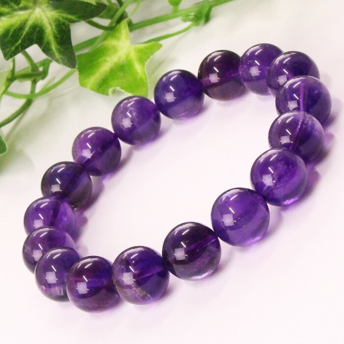【厳選 一点物 11mm】アメジスト ブレスレット アメシスト Amethyst 紫水晶 アメジスト ブレスレット 腕輪 Bracelet ブレスレッド アメジストブレスレット メンズ レディース 天然石 限定 一点物 アメジスト｜パワーストーン 天然石 LuLu House