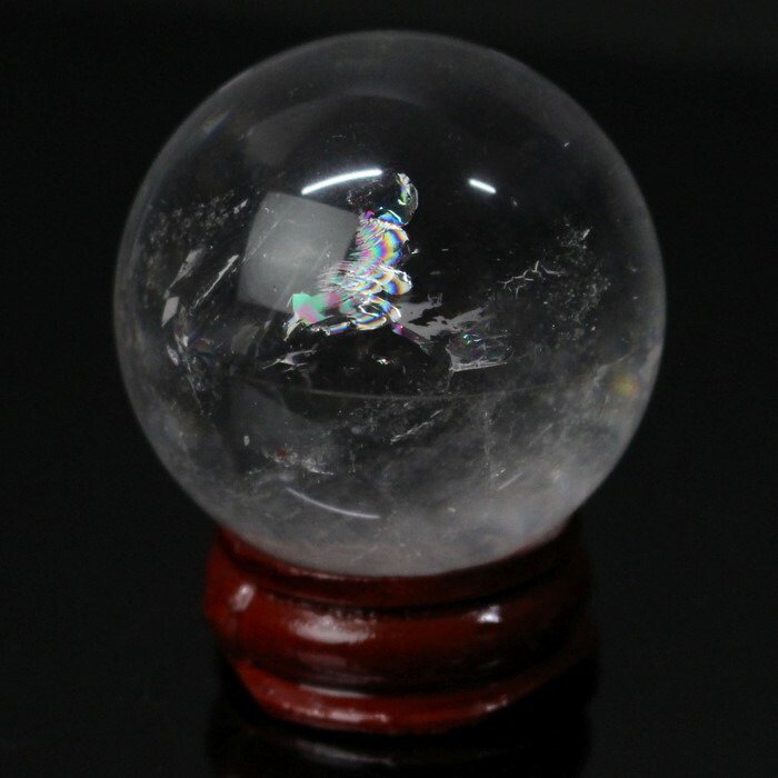 【一級品の輝き 厳選一点物 41mm】天然 水晶玉 水晶 丸玉 Crystal 石英 クリスタル クォーツ 水晶 原石 浄化 魔除け お守り 浄化用水晶 球体 地鎮祭 置物 台座 水晶球 天然水晶 メンズ レディース 人気 おすすめ 限定 天然石 天然 水晶玉