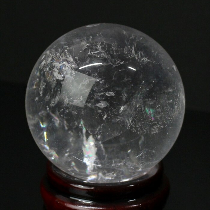 【限定 一点物 大玉 66mm】天然 水晶玉 水晶 丸玉 Crystal 石英 クリスタル クォーツ 水晶 原石 浄化 魔除け 厄除け 浄化用水晶 球体 地鎮祭 置物 台座 水晶球 天然水晶 メンズ レディース 一点物アイテム 天然石 天然 水晶玉｜パワーストーン 天然石 LuLu House