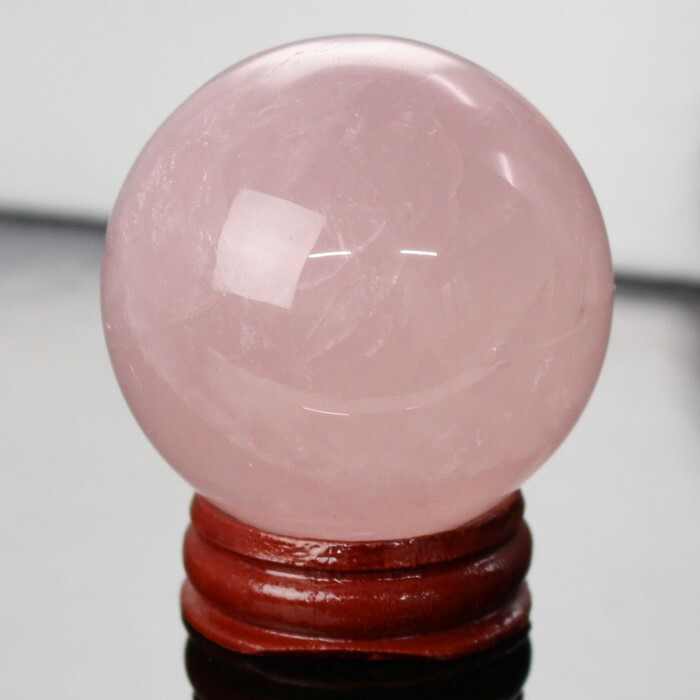 楽天市場】【69mm】ローズクォーツ 丸玉 ピンク 紅水晶 Rose