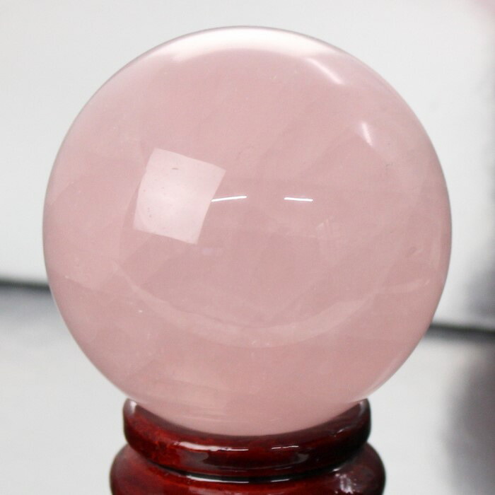 【59mm】ローズクォーツ 丸玉 Rose Quartz ピンク ローズクォーツ 原石 球体 水晶玉 球 置物 台座 大玉 丸玉 Circle Ball 玉 ローズクォーツ丸玉 天然石 置物 人気 おすすめ パワーストーン 一点物 ローズクォーツ