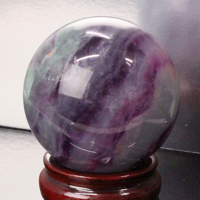 楽天市場】【レア 1点物 大玉 71mm】フローライト 丸玉 蛍石 Fluorite