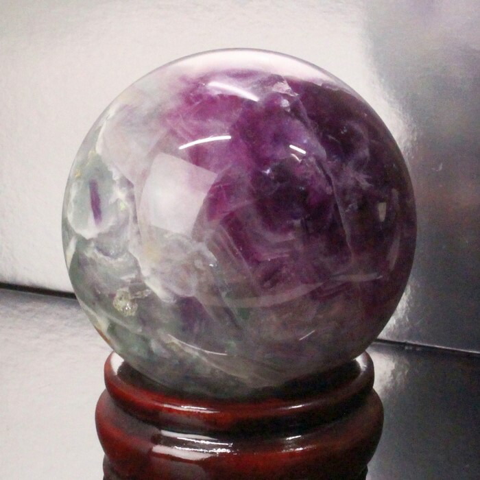 丸玉（フローライト8）大玉 超大玉20mm😳内径16.5mm フローライトです✨ 淡いグリーンに美味しそう