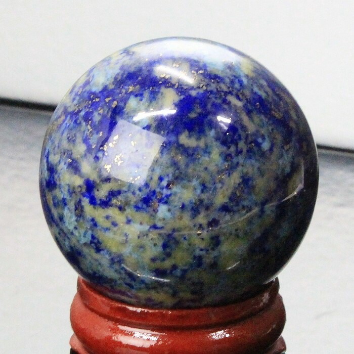 楽天市場】ラピスラズリ 丸玉 置物 直径約37．5mm 台座付 天然石