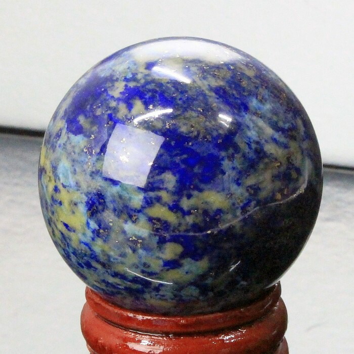 【アフガニスタン産高品質AAAグレード 一点物 40mm】ラピスラズリ 丸玉 魔除け グッズ 厄除け アフガニスタン ラピスラズリ 原石 置物 玉 球体 丸玉 ラピスラズリ丸玉 パワーストーン 置物 天然石 メンズ レディース 人気 ラピスラズリ|パワーストーン 天然石 LuLu House
