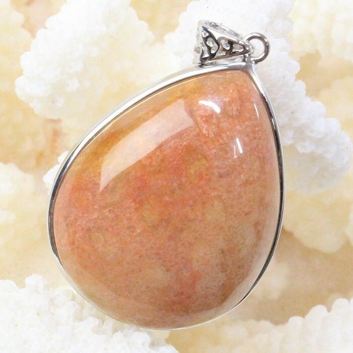 サンゴ 化石 ペンダント 化石 サンゴ 珊瑚 フォッシルコーラル フォシルコーラル ペンダントトップ Necklace ネックレス サンゴ化石 ペンダント 天然石 ペンダントトップ パワーストーン 限定 一点物 サンゴ