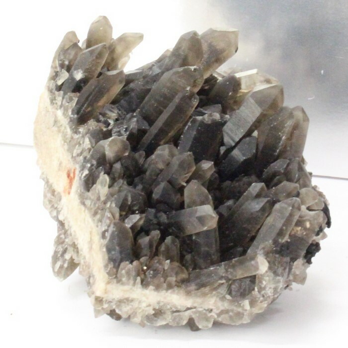 モリオン クラスター 430g モリオン（黒水晶）クラスター（未加工原石、群晶） - 埼玉県