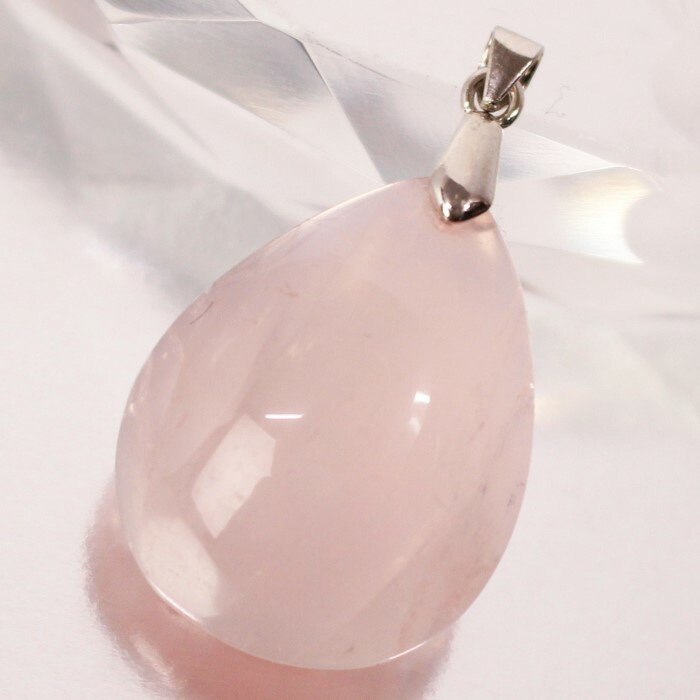 楽天市場】ローズクォーツ ペンダント Rose Quartz 紅水晶