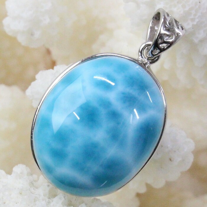 楽天市場】ラリマー ペンダント｜Larimar ペクトライト Pectolite 曹灰 