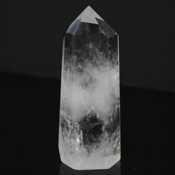 楽天市場】天然石 水晶ポイント ファントム水晶 龍脈水晶 高さ約4cm