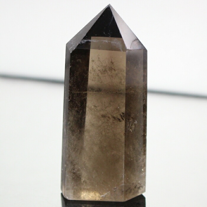 楽天市場】スモーキークォーツ ポイント AAA ロシア ウラル鉱山産 原石