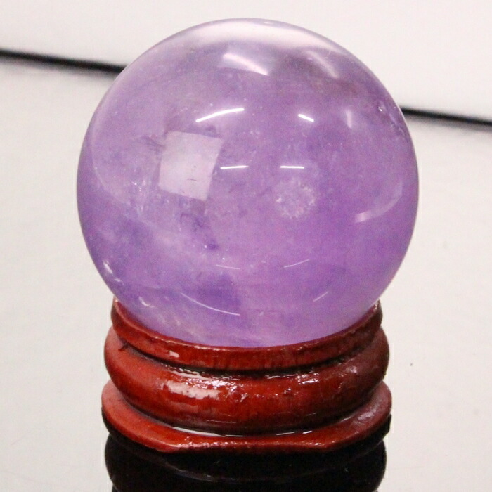 楽天市場】【38mm】アメジスト 丸玉 アメジスト 原石 球 置物 台座