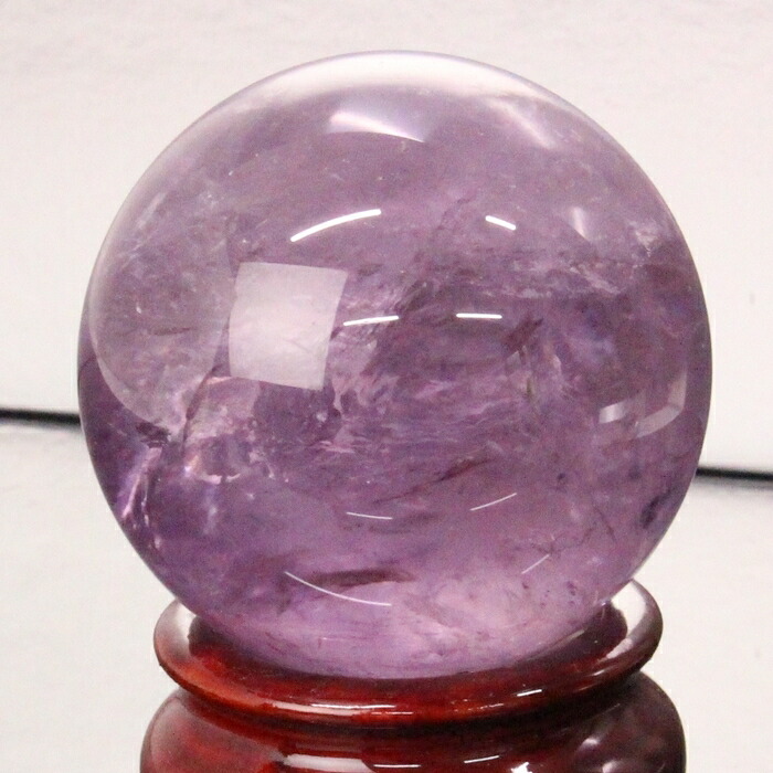 【厳選品質 一点物 46mm】アメジスト 丸玉 紫水晶 Amethyst アメジスト 原石 球 台座 水晶球 丸玉 球体 水晶玉 玉 アメジスト丸玉 パワーストーン 丸玉 天然石 メンズ レディース 人気 アメジスト｜パワーストーン 天然石 LuLu House