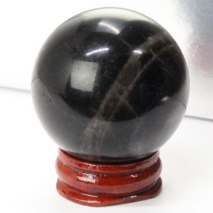 楽天市場】【厳選品質 一点物 41mm】モリオン 丸玉 Morion 黒水晶