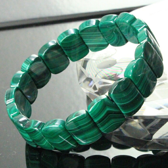 【厳選品質 一点物】マラカイト バングル Malachite 孔雀石 マラカイト ブレスレット Bracelet 腕輪 バングル マラカイトブレスレット　バングル 海外直輸入価格 LuLu House（ルルハウス るるはうす） マラカイト 9,095円