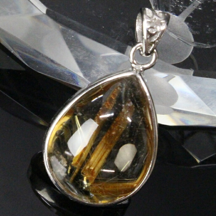 楽天市場】【厳選品質 一点物】ルチルクォーツ ペンダント タイタン