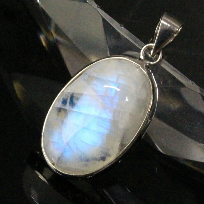 高品質　ムーンストーン　月　ムーン　スタンド付き 楽天市場】天然石ムーンストーン（月長石） のsilver925トップ