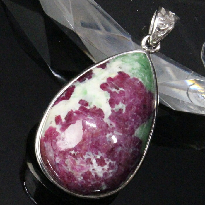 楽天市場】ルビーインゾイサイト ペンダント Ruby Zoisite ルビーイン