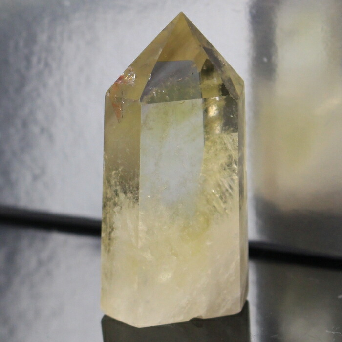楽天市場】虹入り シトリン ダブルポイント 両剣黄水晶□ブラジル産