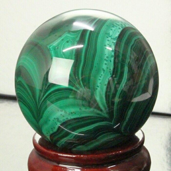 楽天市場】【厳選品質 一点物 大玉 52mm】マラカイト 丸玉【最高