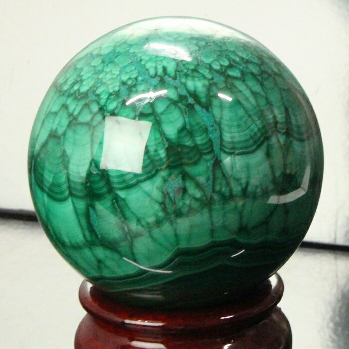 楽天市場】【厳選品質 大玉 52mm】マラカイト 丸玉【最高