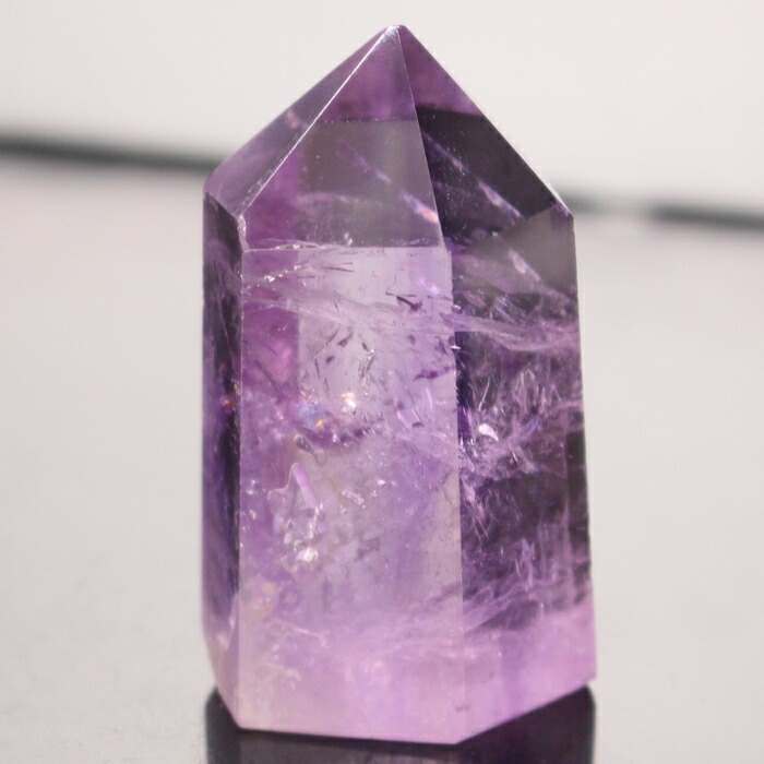 【楽天市場】アメジスト ポイント Amethyst アメシスト 紫水晶 アメジスト 原石 柱 ポイント 置物 石 鉱石 Point アメジスト ...