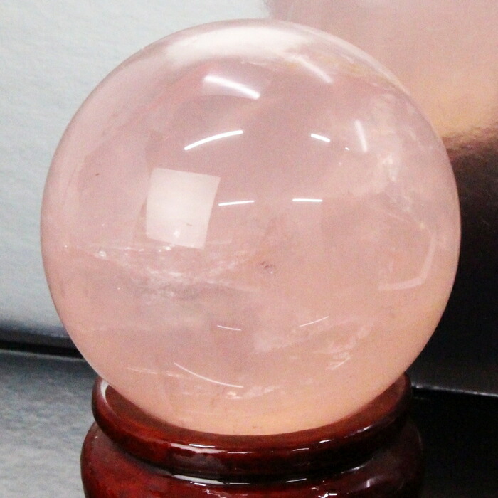 【高品質天然石 一点物現物 55mm】ローズクォーツ 丸玉 ピンク Rose Quartz ローズクォーツ 原石 球体 丸玉 水晶玉 ローズクォーツ丸玉 メンズ レディース 一点物 パワーストーン ローズクォーツ
