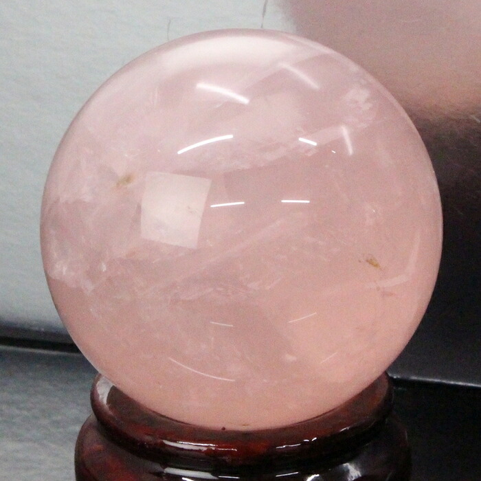 【一級品の輝き 厳選一点物 53mm】ローズクォーツ 丸玉 紅水晶 ピンク ローズクォーツ 原石 Circle Ball 玉 球体 水晶玉 球 置物 水晶球 大玉 丸玉 ローズクォーツ丸玉 パワーストーン 原石 人気 おすすめ 天然石 海外直輸入価格 ローズクォーツ|パワーストーン 天然石 LuLu House