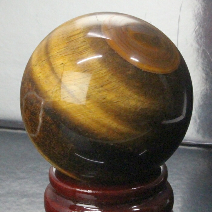 <br>【58mm】タイガーアイ 丸玉 金運 幸運 勝負運 Tigereye キャッツアイ タイガーアイ 原石 球体 水晶玉 球 置物 水晶球 大玉 丸玉 Circle Ball 玉 タイガーアイ丸玉 天然石 原石 人気 おすすめ パワーストーン 一点物 タイガーアイ