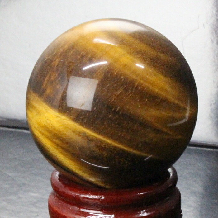 楽天市場】【大玉 52mm】タイガーアイ 丸玉 キャッツアイ 虎目石 金運