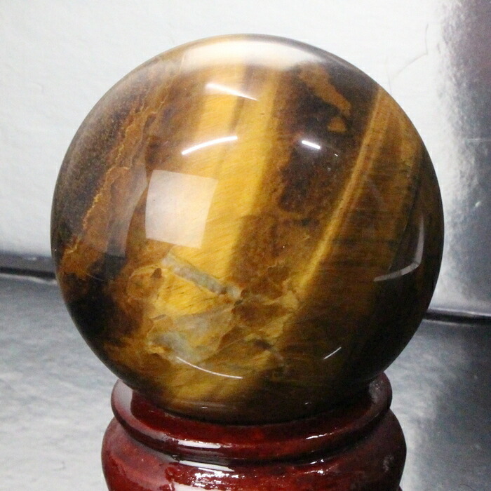 【58mm】タイガーアイ 丸玉 金運 幸運 勝負運 虎 Tigereye キャッツアイ 虎目石 タイガーアイ 原石 Circle Ball 玉 球体 水晶玉 球 置物 水晶球 大玉 丸玉 タイガーアイ丸玉 パワーストーン 原石 人気 おすすめ 天然石 海外直輸入価格 タイガーアイ